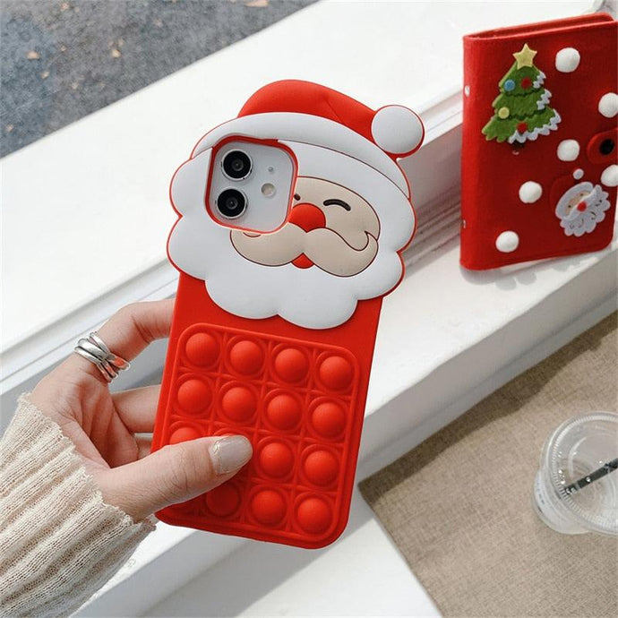 Case Iphone Natal Pop It - Market Compras