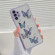 Carregar imagem no visualizador da galeria, Case Samsung Glitter Borboleta - Market Compras
