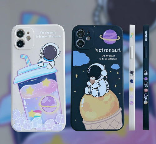 Case Samsung Astronauta Cream - Market Compras