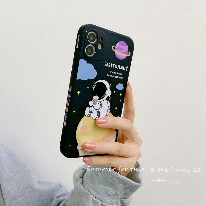 Case Samsung Astronauta Cream - Market Compras